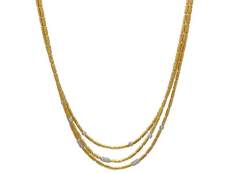 GURHAN, GURHAN Vertigo Gold Multi-Strand Necklace,  with Diamond