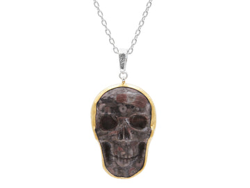 GURHAN, GURHAN Galapagos Sterling Silver Pendant Necklace,  with Jasper & Gold Accents