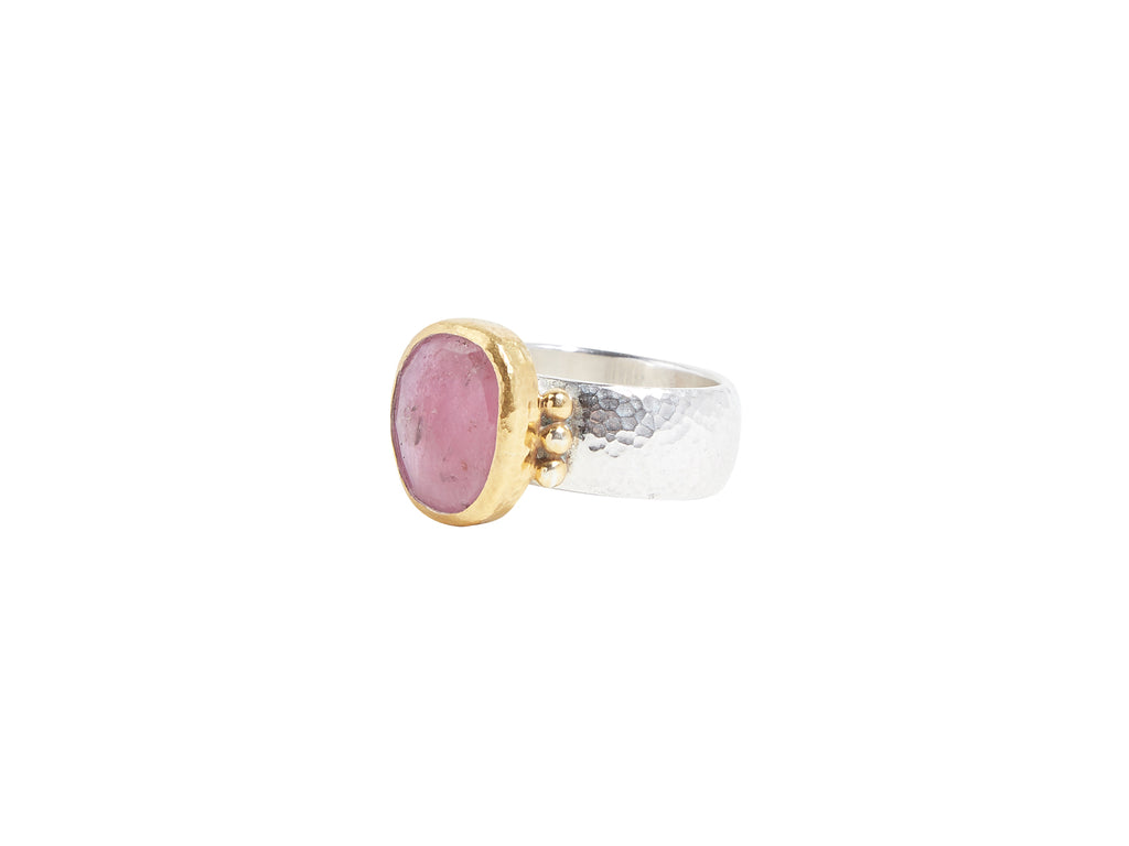 GURHAN, GURHAN Elements Sterling Silver Stone Ring,  with Sapphire & Gold Accents