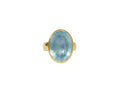 GURHAN, GURHAN Prism Gold Stone Ring,  with Aquamarine