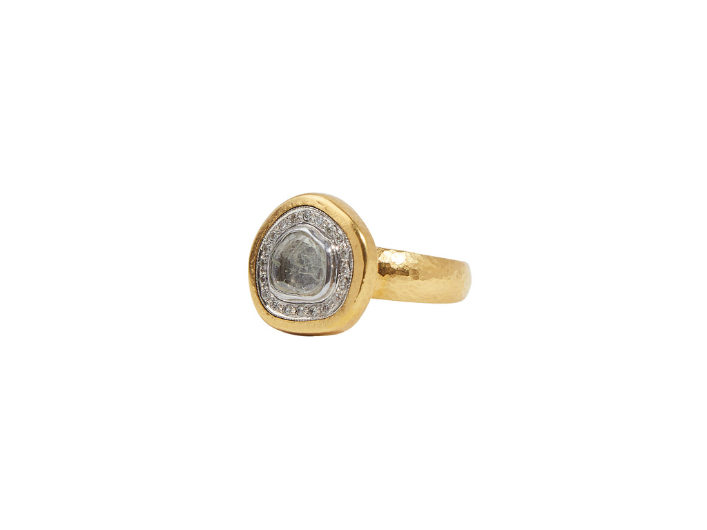 GURHAN, GURHAN Elements Gold Stone Ring,  with Diamond