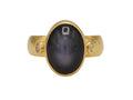 GURHAN, GURHAN Rune Gold Center Stone Ring,  with Moonstone and Diamond