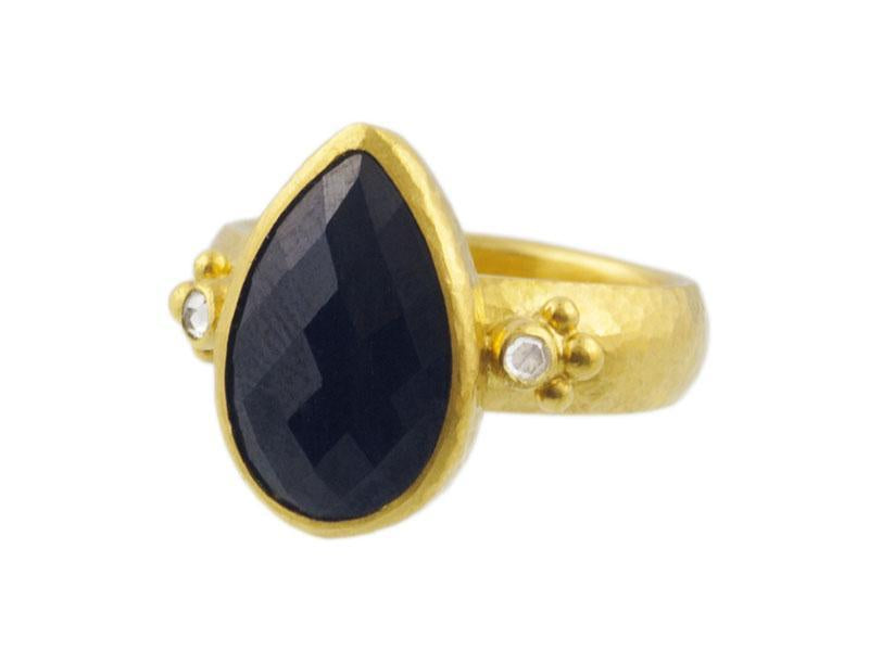 GURHAN, GURHAN Elements Gold Stone Ring,  with Sapphire
