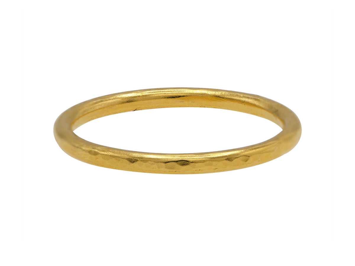 GURHAN, GURHAN Rain Gold Plain Band Ring, 1.7mm Wide, with No Stone