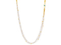GURHAN, GURHAN Rain Gold Multi-Strand Long Necklace, Mini Olive Beads, "S" Clasp, with Topaz and Diamond