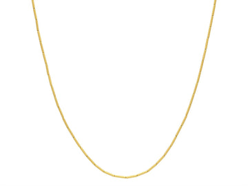 GURHAN, GURHAN Rain Gold Single-Strand Beaded Short Necklace, Thin Gold Tubes