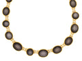 GURHAN, GURHAN Rune Gold All Around Short Necklace, Mixed Cabochon, with Moonstone and Diamond