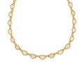GURHAN, GURHAN Rune Gold All Around Necklace, Mixed Oval Cabochon, with Opal and Diamond