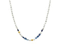 GURHAN, GURHAN Nugget Sterling Silver Beaded Necklace,  with Kyanite & Gold Accents