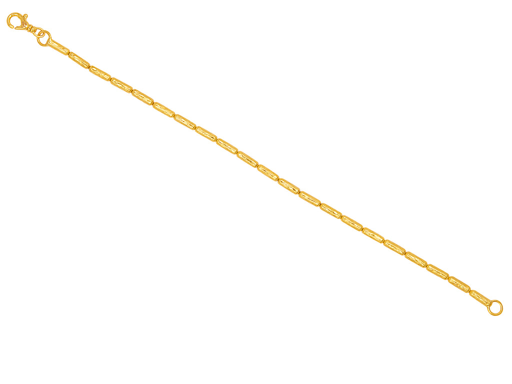 GURHAN, GURHAN Vertigo Gold Single Strand  Bracelet,  with No Stone