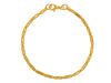 GURHAN, GURHAN Vertigo Gold Beaded Single-Strand Bracelet, 2.5mm Hammered Beads, No Stone
