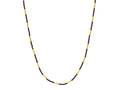 GURHAN, GURHAN Vertigo Gold Single Strand Short Necklace, Hammered Gold Tubes, Spinel