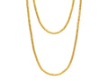 GURHAN, GURHAN Vertigo Gold Single Strand Long Necklace, 5.5mm Hammered Beads, Diamond Accents